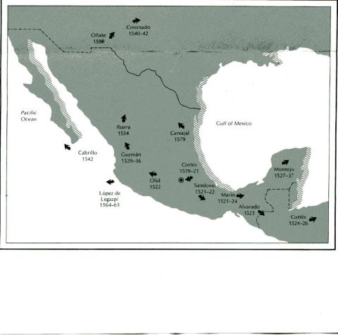 Mapas de la Conquista